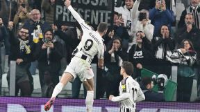 Dušan Vlahović slavi gol protiv Sportinga