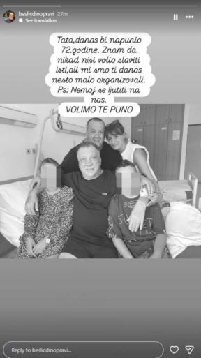 Dino Bešlić objava za Halidov rođendan