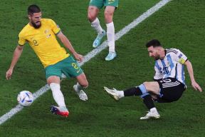 Miloš Degenek i Lionel Mesi na Svetskom prvenstvu u Kataru