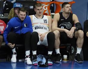 Nikola Jokić, Luka Dončić i Nikola Vučević na Ol staru