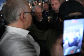 Željko Obradović na aerodromu Nikola Tesla u Beogradu