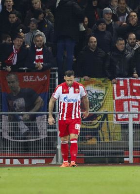 Marko Arnautović na utakmici Šturm Crvena zvezda