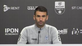 Nemanja Miljanović daje izjavu pred meč TSC - Zvezda.