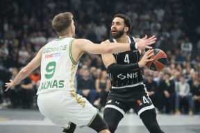 Dvejn Vašington na meču sa Žalgirisom u beogradskoj Areni