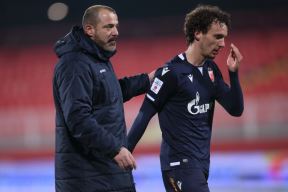 Dejan Stanković i Strahinja Eraković na stadionu Vojvodine u Novom Sadu