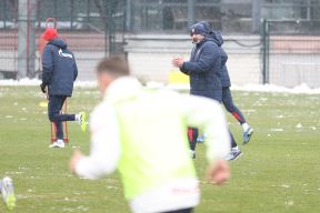 Dejan Stanković na prvom treningu u Zvezdi