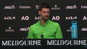 Novak Đoković, konferencija na Australijan openu.