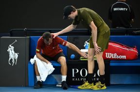 Janik Siner i Ugo Gaston na Australijan openu (4).jpg
