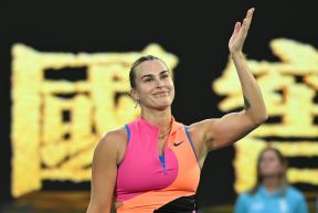 Arina Sabalenka na meču Australijan opena