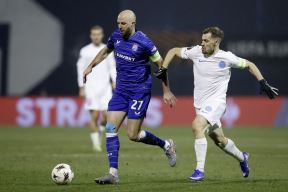 Josip Mišić fudbaler Dinamo Zagreba protiv FSCB