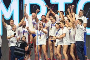 Vaterpolo Srbija - Mađarska, dodela medalje (8).JPG
