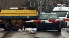 Sudar voza i automobila kod ženskog zatvora u Požarevcu. Stanje učesnika nije poznato. Hitna po copy.jpg