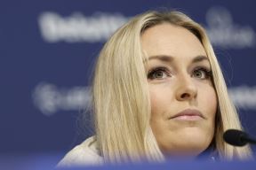 Lindzi Von na konferenciji pred Zimske olimpijske igre