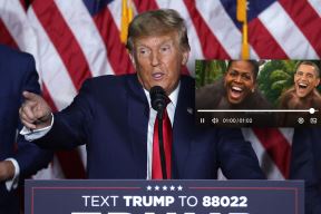 Donald Tramp, Barak Obama, Mišel Obama