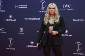 Lindzi Von na dodeli Laureus nagrada u Madridu 2025