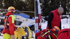 Kopaonik, GSS, Gorska služba spasavanja, skijanje, skijaš, helikopter