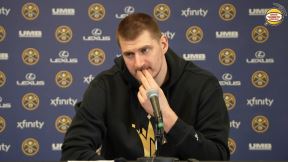 Nikola Jokić na konferenciji za medije posle pobede nad Memfisom