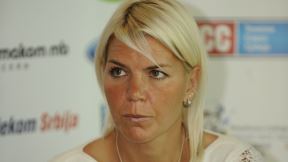 Tatjana Ječmenica na konferenciji za novinare