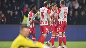 Fudbaleri Zvezde slave gol protiv Železničara u Pančevu