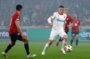 Bruno Duarte na utakmici Lil Zvezda