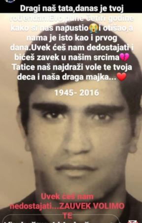 Mina Kostić otac