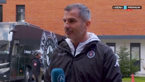 Trener Partizana Nenad Stojaković daje izjavu pred derbi na Marakani