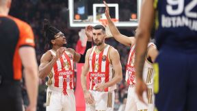 Košarkaši Zvezde slave koš protiv Fenerbahčea