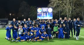 U17 reprezentacija Srbije u fudbalu slavi pobedu protiv Estonije