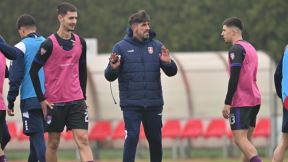 Veljko Paunović sa igračima Torlaka na treningu u FSS