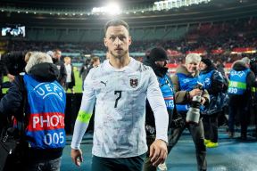 Marko Arnautović u dresu Austrije.