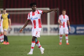 Ričard Odada na meču Crvene zvezde