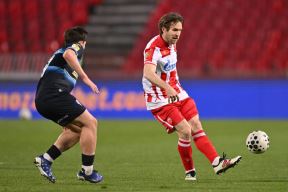 Aleksandar Katai na utakmici Zvezda Spartak Subotica