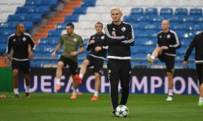 Jacek Magiera na treningu Legije pred Real Madrid