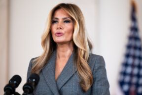 Melanija Tramp na konferenciji za novinare u Beloj kući