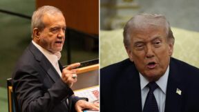 Masud Pezeškian Donald Tramp