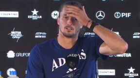 Saša Zverev na konferenciji za medije.