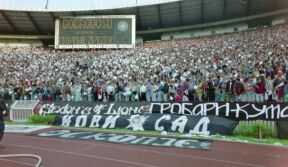 Grobari na 100. večitom derbiju