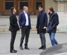 Novak Đoković sa braćom