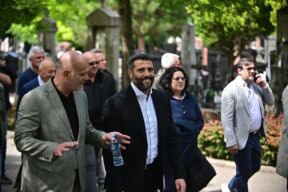 Mirko Pavlović i Aleksandar Šapić na sahrani Vladimira Cvetkovića