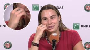 Arina Sabalenka sa prstenom na Rolan Garosu