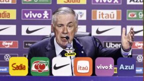 Karlo Anćeloti na konferenciji za novinare priča o Nejmaru