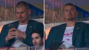 Nikola Jokić u loži na finalu Lige šampiona Arsenal PSŽ