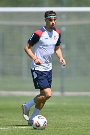 Veljko Birmančević na treningu Srbije