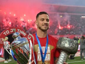 Fudbaler Crvene zvezde Marko Arnautović, reprezentativac Austrije.