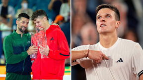 Novak Đoković i Jakub Menšik zajedno.