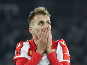 Krilni napadač Crvene zvezde Vladimir Lučić.