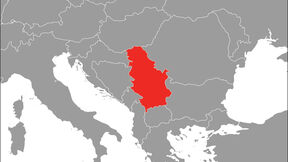 Mapa Evrope Srbija