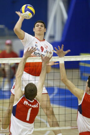 Marko Podraščanin kao odbojkaš Vojvodine