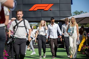 Novak Đoković na trci Formule 1 u Barseloni
