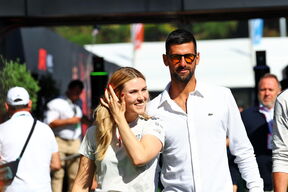 Novak Đoković na trci Formule 1 u Barseloni